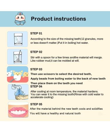 Dental Repair Kit - Quick Fix for Lost & Broken Teeth | Natural-Looking Smile Restoration - Buy Online on GoSupps.com