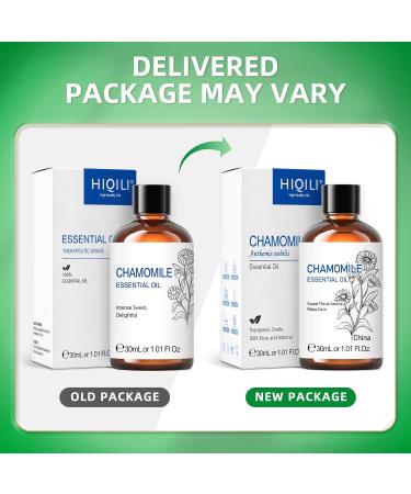 HIQILI Chamomile Essential Oil 30ML - 100% Natural Aromatherapy Oil for Face, Candle Making, Diffuser, Skin & Hair - Buy Online on GoSupps.com