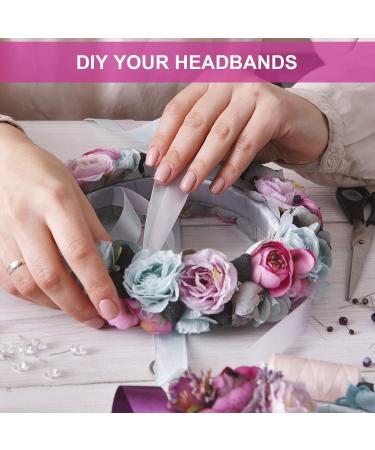 24-Piece Metal Headbands | DIY Craft Hair Bands for Men & Women - Black, Silver, Gold | Plain Thin Bulk Headband Accessory - Buy Online on GoSupps.com