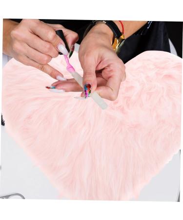 minkissy Carpet Rug Tools Nail Props Photography Background for Jewellery Photo Backdrop for Jewellery Photo Props Background Photo Tool Picture Fluffy Cushion Acrylic Long Decorate - Buy Online on GoSupps.com