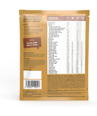 Shake That Weight: 7x Creamy Chicken Soup High Protein Diet Meals - Buy Online on GoSupps.com