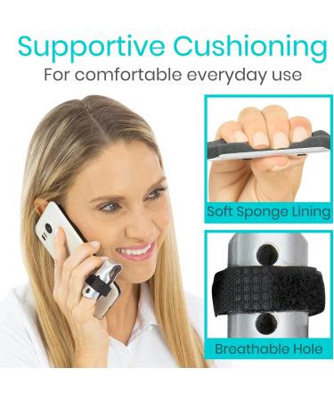 Vive Aluminum Finger Splint Set (3 PCS) - Trigger Finger Support for Middle, Pinky, Ring Fingers & Thumb Left/Right Hand Immobilizer for Dislocated Thumb - Metal Stabilizer with Foam Padding - Buy Online on GoSupps.com