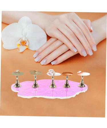 1 Set nail tools press on nails holder press on artificial nails holder press on nails stand nail display stand press on false nails holder nail holder Metal nail frame manicure - Buy Online on GoSupps.com