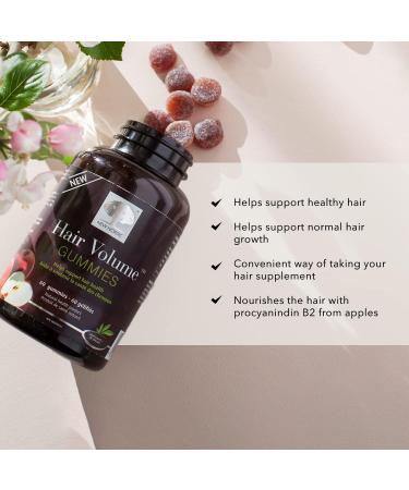 New Nordic Hair Volume Gummies - Biotin Supplement for Hair Growth - Contains Horsetail Millet & Zinc - Supports Healthy Hair Growth & Strength - 60 Vegan Gummies (Pack of 2) 1 - Buy Online on GoSupps.com