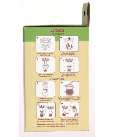Haakaa Flower Feeder - BPA Free Silicone Baby Feeder for Safe Self Feeding | International Shipping - Buy Online on GoSupps.com