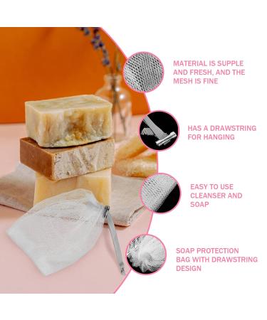 Buy NOLITOY 8pcs Exfoliating Soap Pouch - Dark Grey Facial Cleaning & Bath Scrubber | International Shipping - Buy Online on GoSupps.com