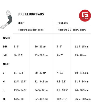 G-Form Pro-X2 Mountain Bike Elbow Pads - Adult Medium Black Logo | Elbow Compression Sleeve - Buy Online on GoSupps.com