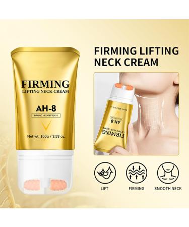 Grospe AH-8 Firming Neck Cream for Crepey Skin Body with Hexapeptide Moisturizing Promote collagen Production Roller Neck Cream Redefine Jawline for Firmer - Buy Online on GoSupps.com