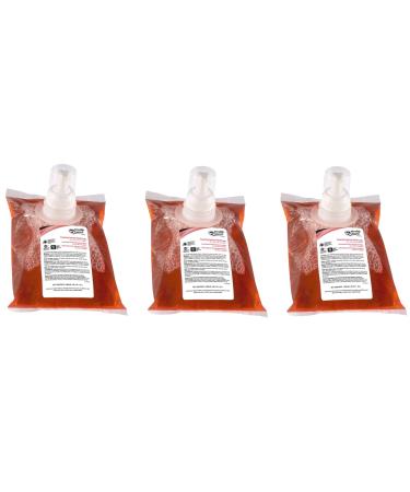 Health Guard 69041 Foaming Luxury Hand Soap 1000 mL Refill Bag Pink with Tropical Fragrance (Pack of 3)