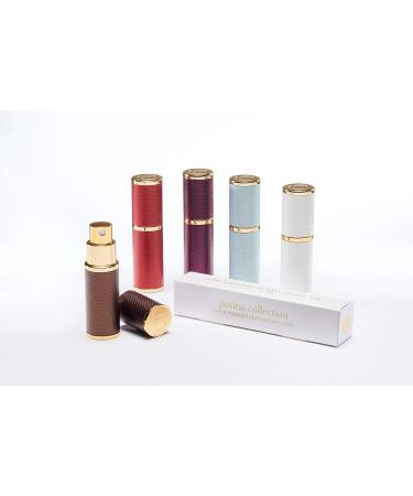The Essential Atomizer Co. 'Pure' Patina 10ml perfume atomizer with Gift Box. Refillable fragrance atomiser for handbag & travel. Includes funnel - Buy Online on GoSupps.com