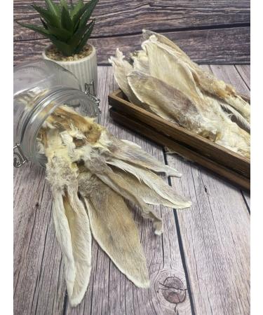 Rabbit Ears with Fur 2kg Natural Dog Treats Chews Hypoallergenic Hair - Buy Online on GoSupps.com