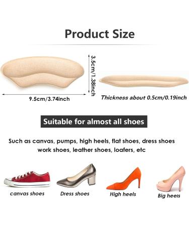 Sibba Heel Pads Protectors Feet Inserts - Non Slip Cushion Shoes Grips for Ankle Support (3 Pairs) - Buy Online on GoSupps.com