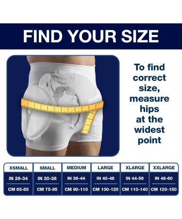 AirX OPEN Hip Protector Undergarment | Fall Injury Prevention | Comfortable Support for Elderly Seniors (XXL 48-60 inches - Buy Online on GoSupps.com