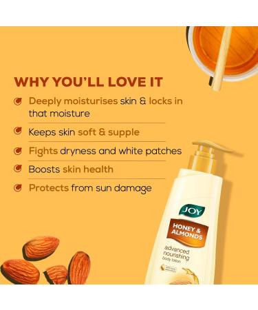 Joy miel et amandes Avec germe de bl Oil & Body Lotion cran solaire naturel 500ml - Buy Online on GoSupps.com