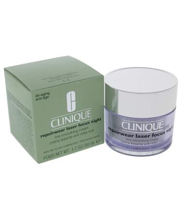Clinique Repairwear Laser Focus Night Line Smoothing Cream 1.7 oz - Women's Anti-Aging Skincare - Buy Online on GoSupps.com