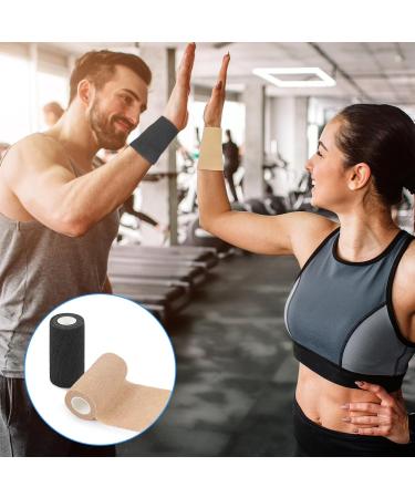 Gothicbride 12 Roll Self-Adhesive Bandage - 10cm x 4.5m Elastic Fleece Wrap - Ideal for Injury Support & Compression - Buy Online on GoSupps.com