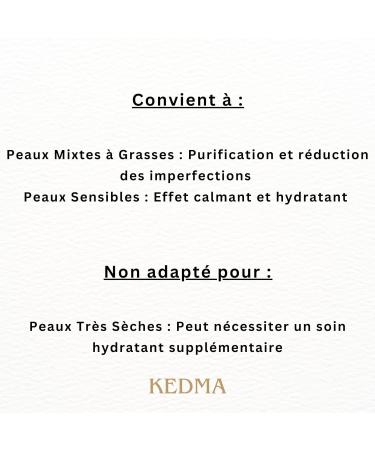 Kedma - Purifying Black Mud Mask - Eliminates Impurities and Refines Pores - For All Skin Types - Enriched with Lavender and Avocado - 50g - Buy Online on GoSupps.com