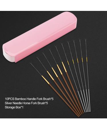 Layhou Ear Massage Set - Stainless Steel Earwax Cleaner Kit with Goose Feather Earpick and Spiral Ear Clean Tool - Buy Online on GoSupps.com