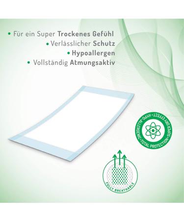 Absorbeo Extra Bed Protection - 30 Pieces Super Dry Hypoallergenic 60x90 cm - Buy Online on GoSupps.com