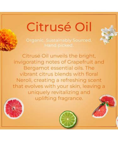 SAFA Citrus Oil - Vitamin C Serum | Non-Greasy & Fast Absorbing Moisturizer for Face & Body | Infused with Grapefruit Bergamot Neroli & Marigold Petals - Buy Online on GoSupps.com