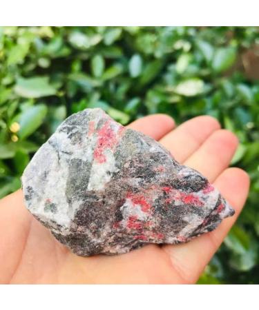 Aura Crystal 1pc 20g-90g Natural Cinnabar Crystal Stone Crystal Stone Mineral Specimen (Size : 1PC 42g-50g) - Buy Online on GoSupps.com