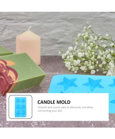 Six-Hole Five-Pointed Star Mold Silicone Fondant molds Cookie Silicone Jelly molds Casting Chocolate Wax Candy molds Silicone Soap Making Mold 3D Handmade soap ice Cubes - Buy Online on GoSupps.com