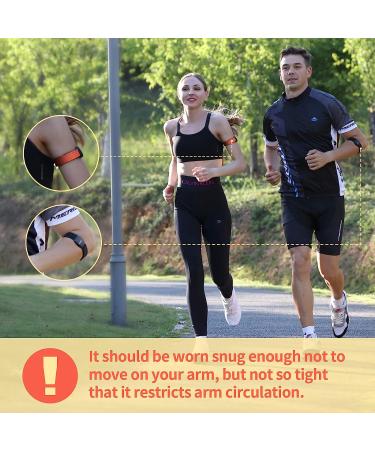 LIVLOV V11 Heart Rate Monitor Armband Replacement Strap - Adjustable 22mm Arm Wrist Band for Polar, Wahoo, Powr Labs, and More - Buy Online on GoSupps.com