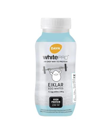 DAVA whitePRO Liquid Egg White 10x220 ml Bottles 24g Pure Egg White Per Bottle | Premium Quality for Baking & Fitness - Buy Online on GoSupps.com