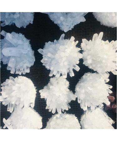 Natural Crystal Cluster White Specimen Ore Quartz Reiki Stone Ra Crystal Home Decor Full of Texture (Size : 300-400g) - Buy Online on GoSupps.com