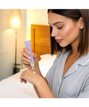 Homoyoyo Tube de Contour des Yeux 20 Ml Violet Mat Embout Massage en Alliage de Zinc Tube Vide pour Huiles Essentielles et Cosm tiques Applicateur Pr cis pour Soins Visage et Voyages - Buy Online on GoSupps.com