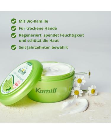 Kamill Classic Hand and Nail Cream 250ml with Organic Chamomile and Bisabolol Soothing and Protection for Normal Skin - Buy Online on GoSupps.com