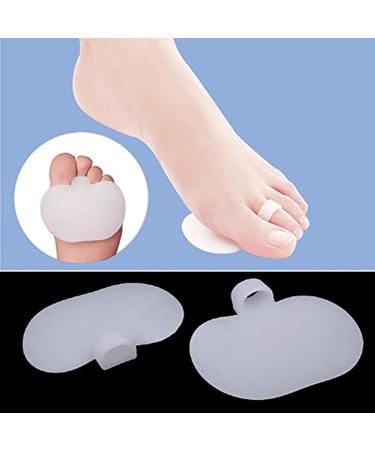 Forefoot Metatarsal Gel Pad Cushions - Sichun White Insole Toe Loop for Foot Pain Relief | International Shipping - Buy Online on GoSupps.com