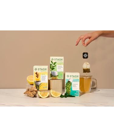 Stash Tea Organic Turmeric Chai Caffeine-Free Non-GMO Project Verified Serve Hot or Iced 96 Tea Bags 16 count (6 pack) - Buy Online on GoSupps.com