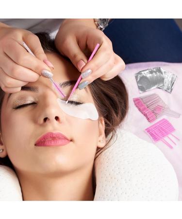 Under Eye Patches with Disposable Eyelash Brushes and Micro Applicators - 50 Pairs + 100 Mascara Wands + 100 for Eyelash Extension - Buy Online on GoSupps.com