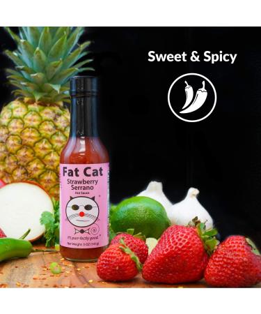 Fat Cat Strawberry Sauce - Buy Online on GoSupps.com