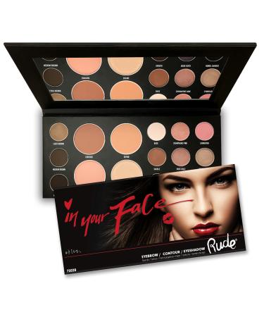 Rude - In Your Face 3-in-1 Palette