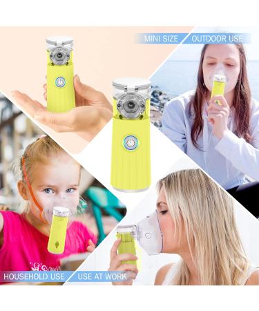 Portable Nebulizer Machine for Adults and Kids - Handheld Atomizer for Breathing Problems | Includes 1 Set Accessories | Ideal for Travel and Home Use - Buy Online on GoSupps.com