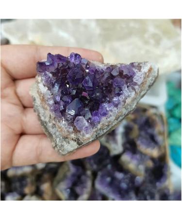 Natural Crystal Rough Natural Crystal Rough Natural Raw Amethyst Quartz Purple Crystal Cluster Stones Specimen Home Decoration Crafts Decoration Ornament (Size : 90-110g) (Size : 90-110g) - Buy Online on GoSupps.com