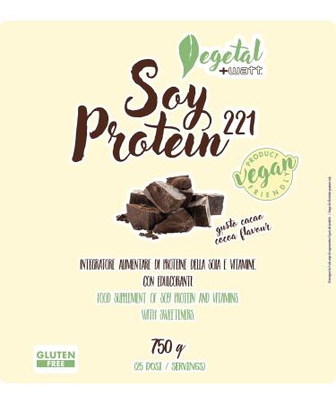 +WATT SOY PROTEIN 221 750 gr cocoa - Buy Online on GoSupps.com