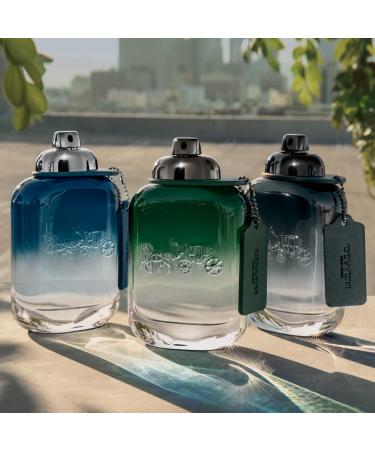 Coach Green Eau de Toilette - Long Lasting Fragrance with notes of Kiwi Rosemary Essence & Crystal Moss - Fruity & Green - 3.3 fl. oz. 3.3 Fl Oz - Buy Online on GoSupps.com