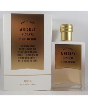 Bath Body Works Men's Fragrance 3.4 Ounces Cologne Spray 3.4 Oz cologne you choose (WHISKEY RESERVE FOR MEN COLOGNE 3.4 FL OZ)