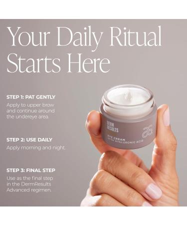 Arbonne DermResults Advanced Face Moisturizer with Hyaluronic Acid Hydrating Facial Cream for Dry Skin and DermResults Advanced Eye Cream with Hyaluronic Acid Hydrating Under Eye Cream - Buy Online on GoSupps.com