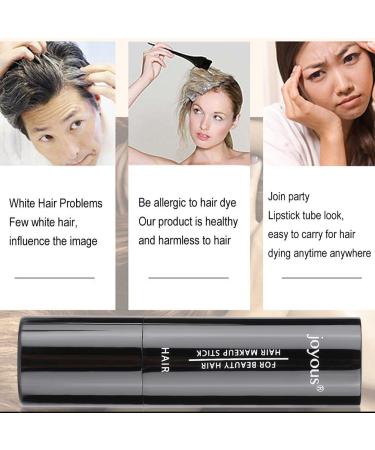 Buy Dark Brown Temporary Hair Color Pen - Washable Non-Toxic Hair Chalk for DIY Hair Dye & White Hair Coverage | 3.5g Stick - Buy Online on GoSupps.com