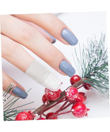 Housoutil 20pcs Nail Case Fingertip Nails Gel Nail Soak off Cap Peel Polish Nail Polish Varnish Tip Nail Monomer Dish Gelt Nail Gel Nail Varnish Protector Plastic Manicure Protective Case - Buy Online on GoSupps.com