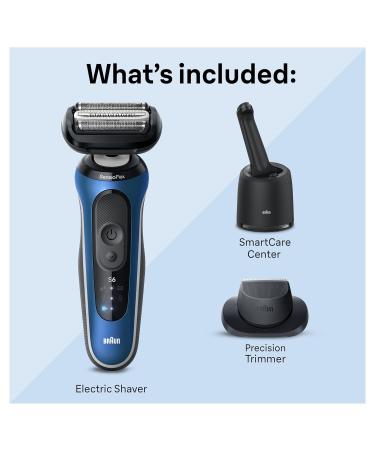 Braun Series 6 Electric Shaver for Men - 6172cc Wet & Dry Turbo & Gentle Modes Foil Shaver | 3 Piece Set - International Shipping Available - Buy Online on GoSupps.com