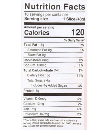 Inked Organics Honey Whole Wheat Organic Bread - 27 Ounce - Buy Online on GoSupps.com