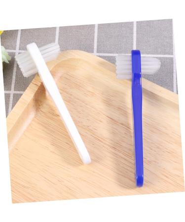 Frcolor Double Head Toothbrush Set - 4 Pack for Prosthesis & Artificial Teeth Cleaning | Dual-Sided Brush for Optimal Oral Care - Buy Online on GoSupps.com