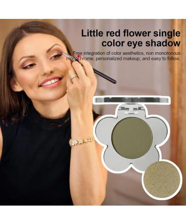 Eyeshadow Single - Natural Colors Make Up Eyeshadow Makeup Highlighter Matte Flower Shape Eye Shadow Long Lasting Wear Glitter Primer Palette 105 - Buy Online on GoSupps.com