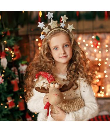 WLLHYF Glitter Star Headband - Valentines Day Gift for Women, Kids, Adults - Gold Hair Accessory for Holiday Party - Buy Online on GoSupps.com