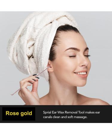 Spiral Ear Wax Cleaner and Removal Tool - Double Ended Metal Spiral Ear Cleaner in Black - Buy Online on GoSupps.com